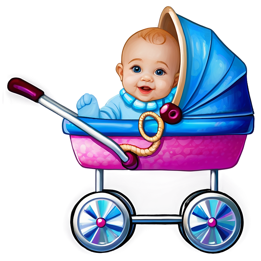 Baby In Carriage Png Pct