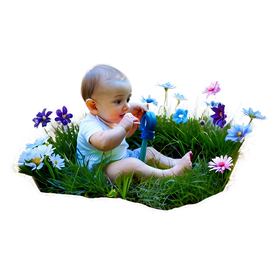 Baby In Nature Png Mgb63