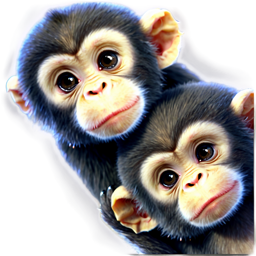 Baby Monkey Face Png 18