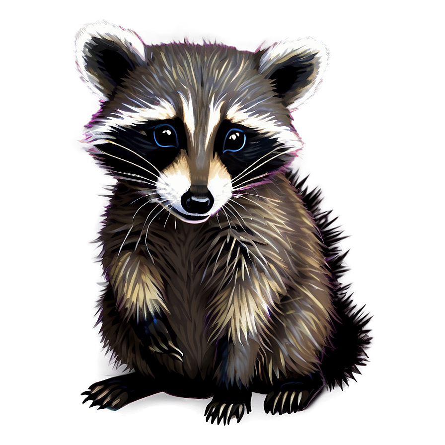 Baby Raccoon PNG 55 PNG with transparent background