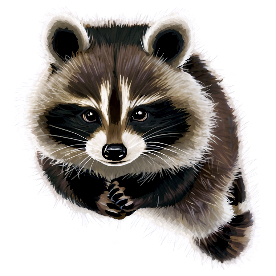 Baby Raccoon PNG ogv PNG with transparent background