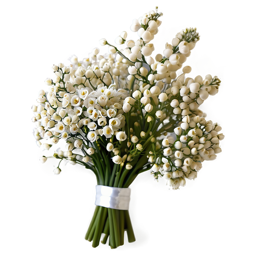 Baby's Breath Bridal Bouquet Png Nwx73