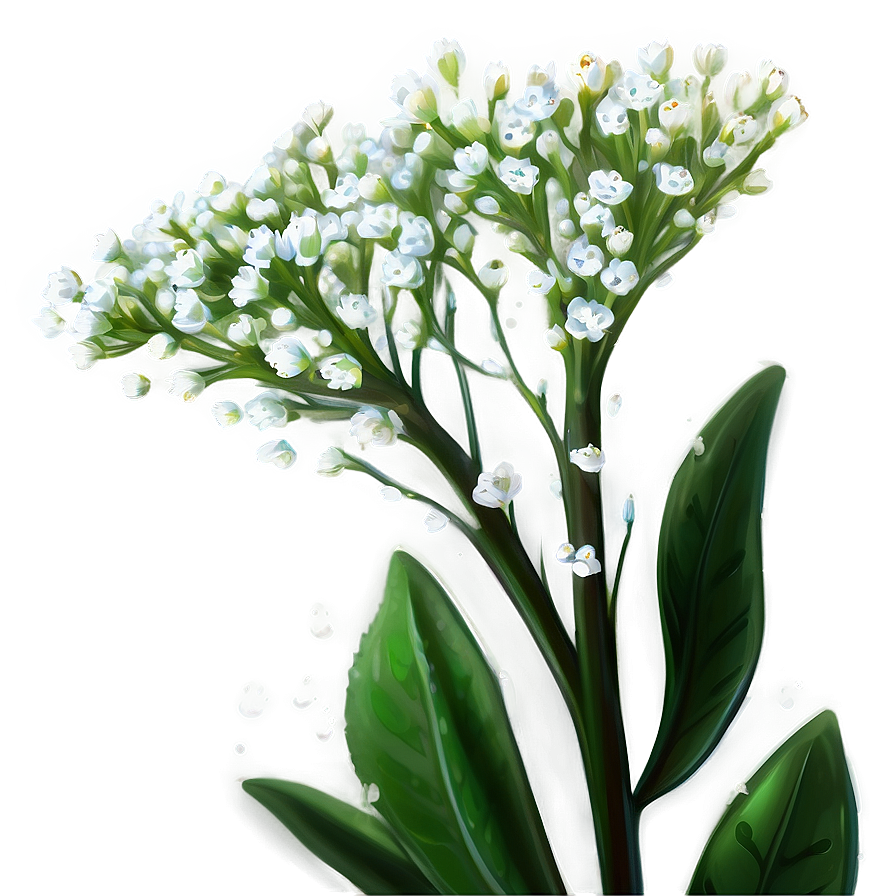 Baby's Breath In Morning Dew Png 94