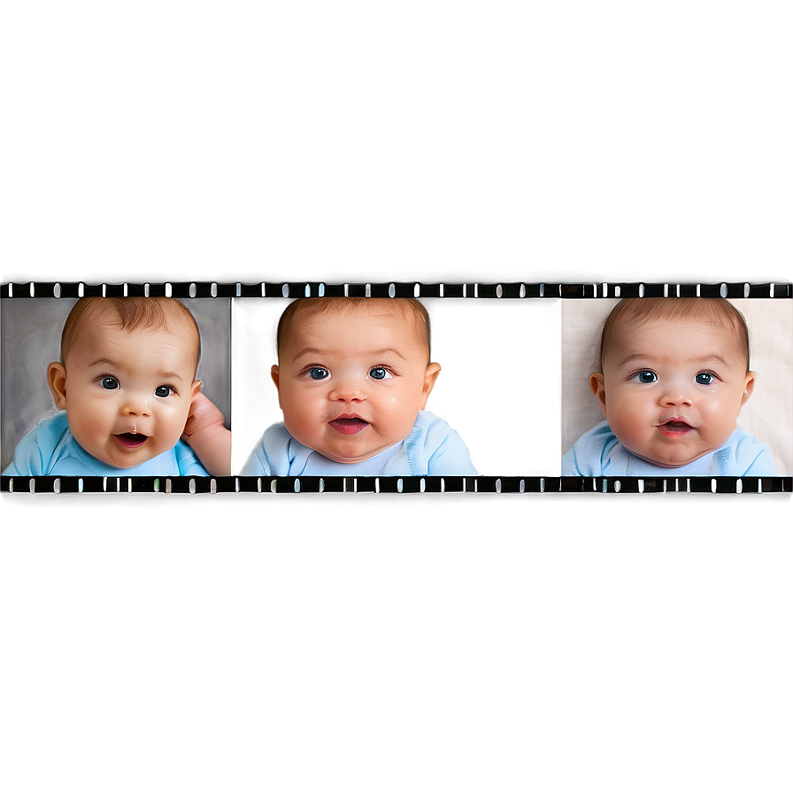 Baby's First Year Photo Strip Png Vsj16