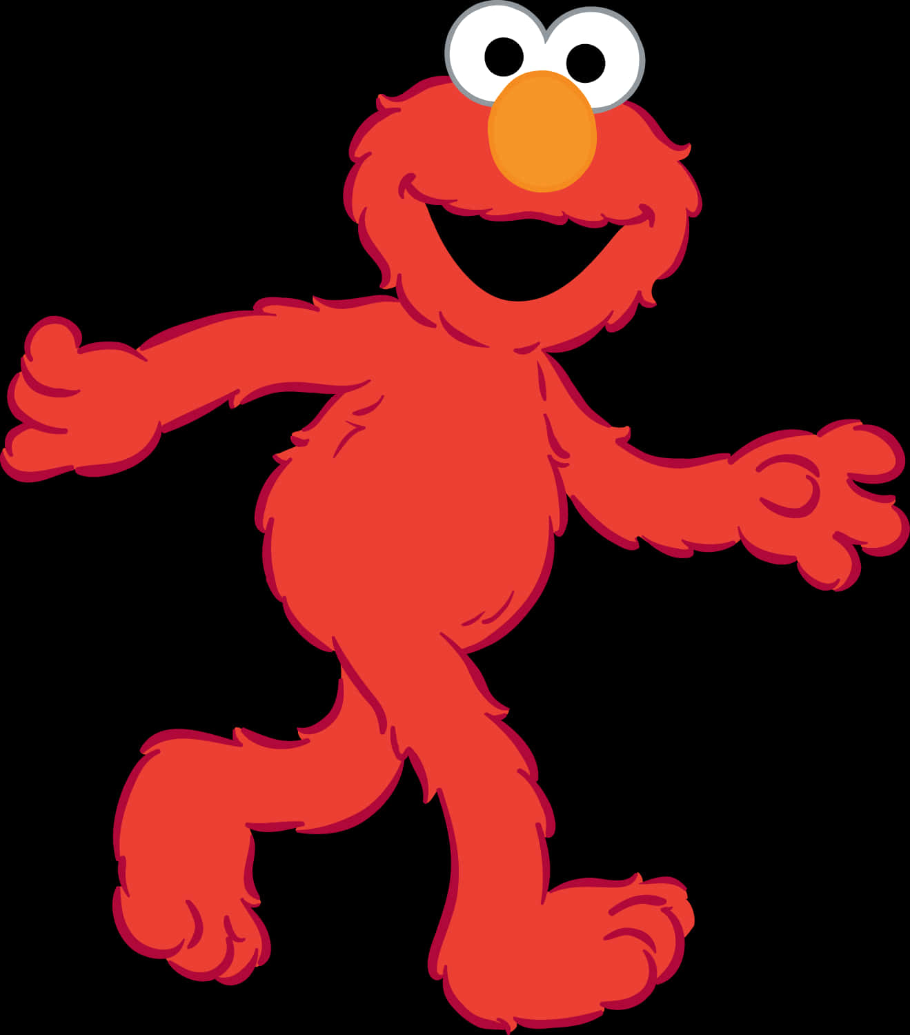 Baby Sesame Street Characters - Sesame Street Elmo Cartoon PNG with transparent background