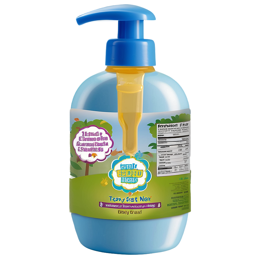 Baby Shampoo Bottle Png 06132024