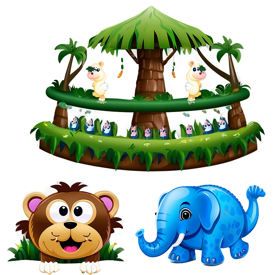 Baby Shower Animal Theme Decor PNG kgp53 PNG with transparent background