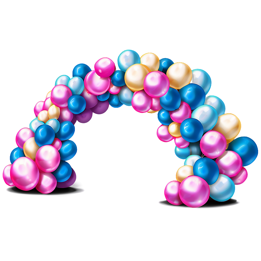 Baby Shower Balloon Arch PNG oen99 PNG image with a transparent background, free high-resolution download