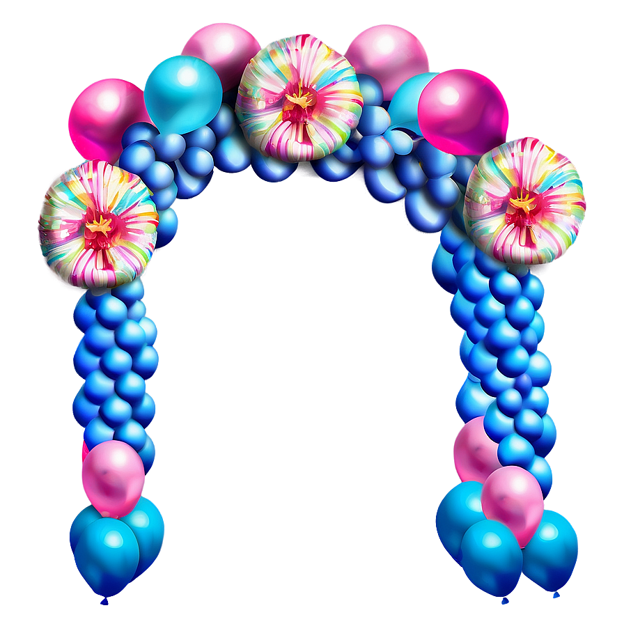 Baby Shower Balloon Arch PNG owa PNG image with a transparent background, free high-resolution download