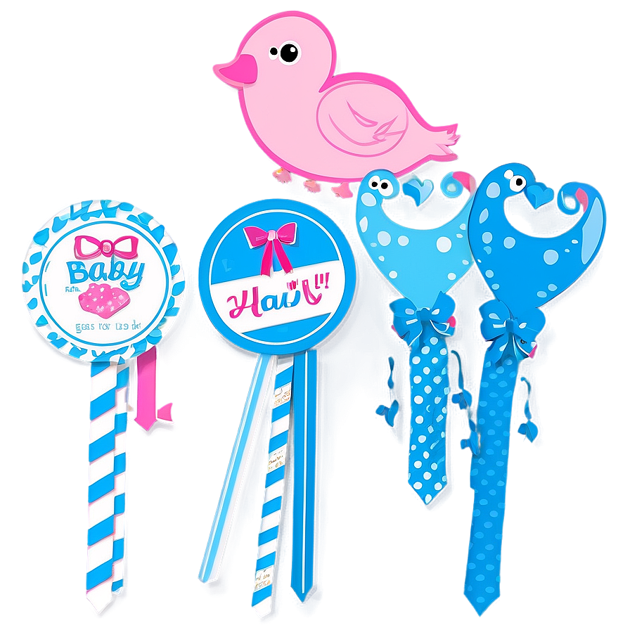 Baby Shower Gender Reveal Ideas PNG qav PNG with transparent background