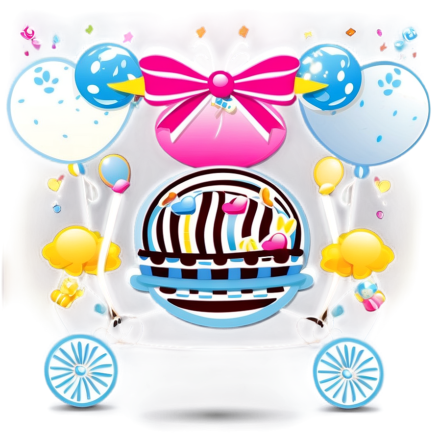 Baby Shower Invitation Card PNG 54 PNG with transparent background