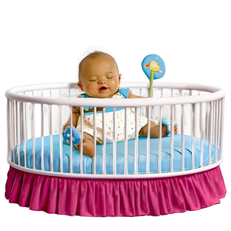 Baby Sleeping In Crib Png 55