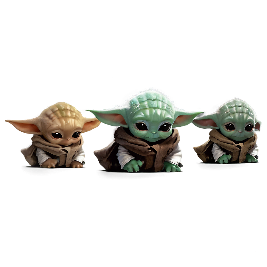 Baby Yoda And Mandalorian Png 29