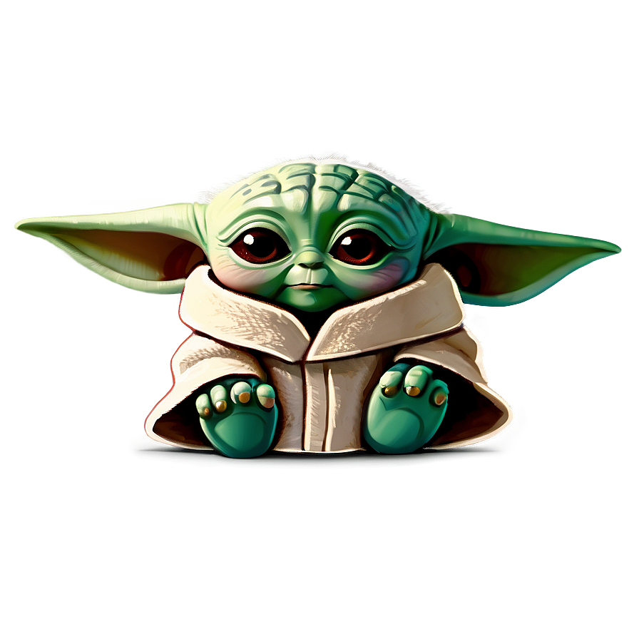 Baby Yoda Animated PNG mxa80 PNG with transparent background