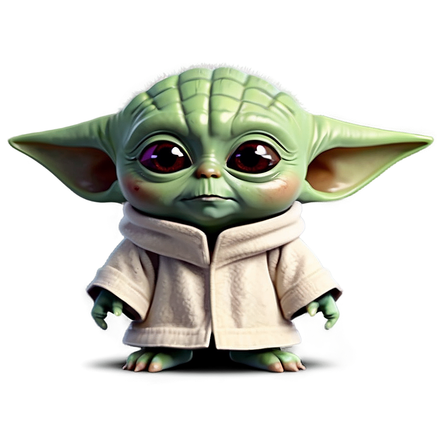 Baby Yoda Cartoon Character Design PNG 98 PNG image with a transparent background, free high-resolution download