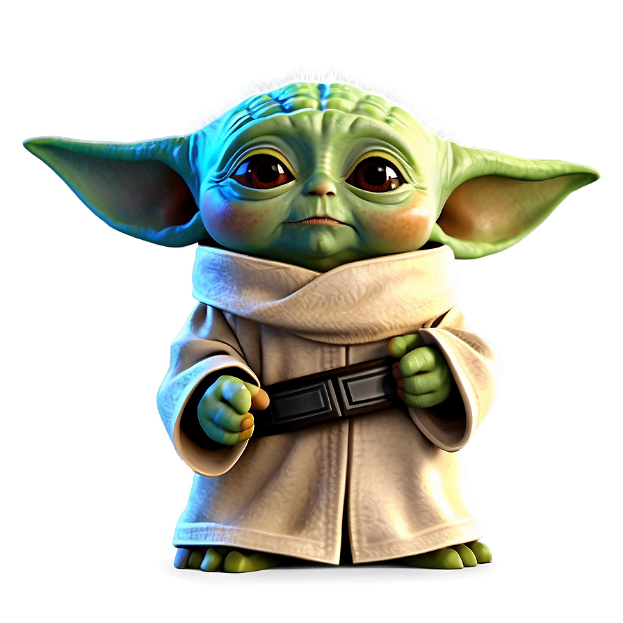 Baby Yoda Cartoon For Kids Png Uus