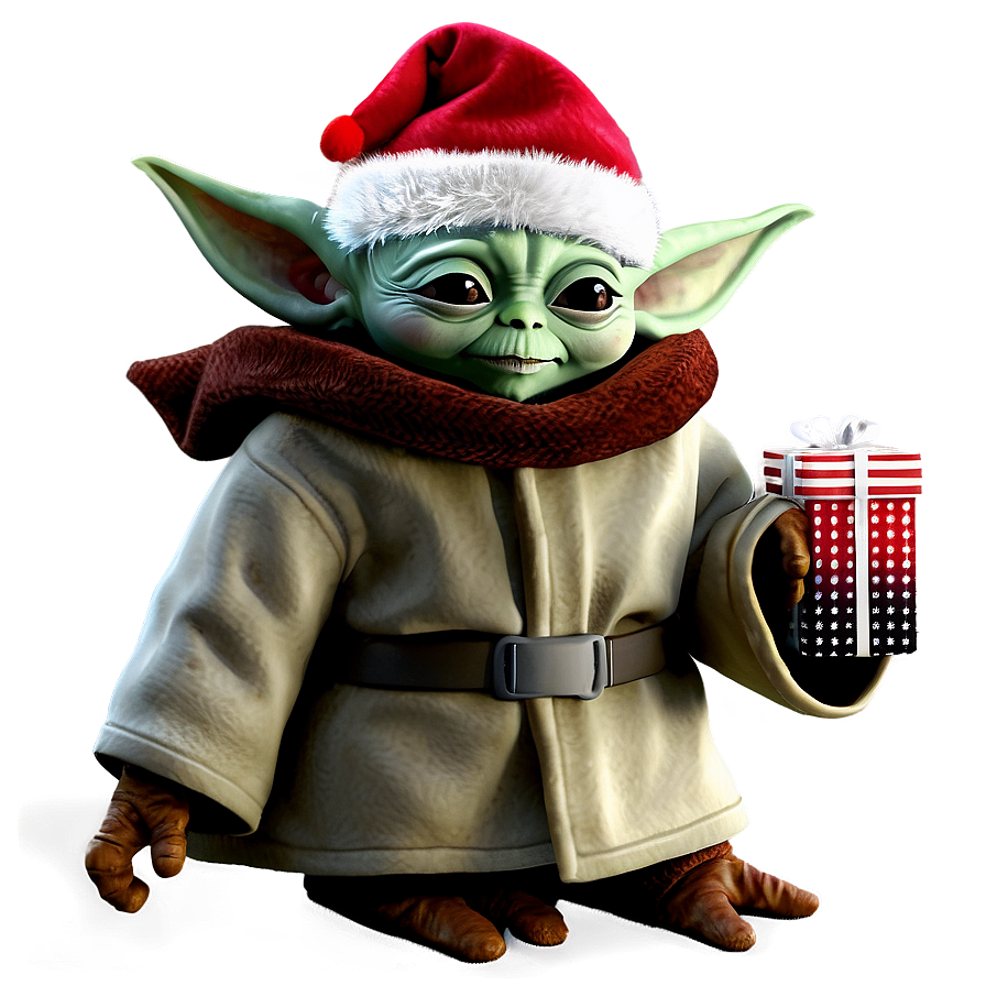 Baby Yoda Christmas Theme PNG 36 PNG with transparent background