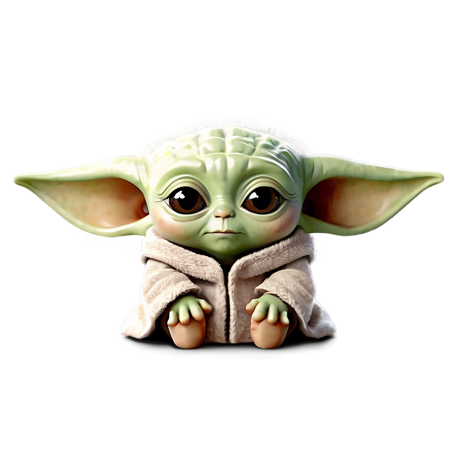 Baby Yoda Cute Cartoon Eyes Png Jjs92