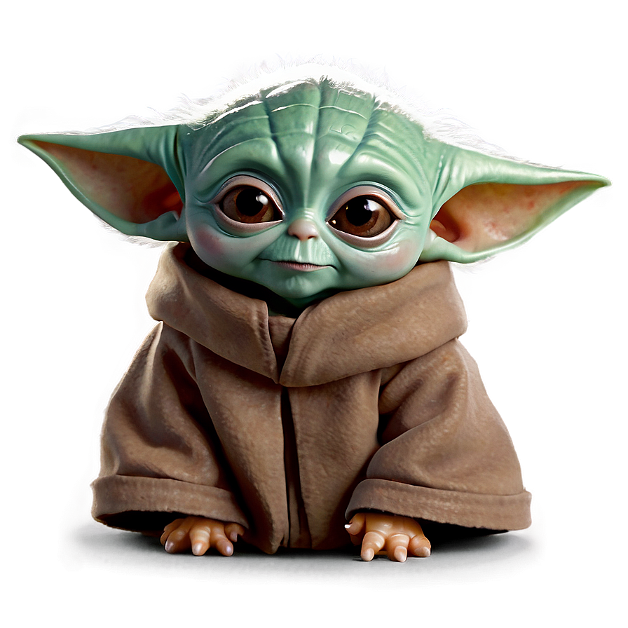 Baby Yoda Cute Pose PNG ggh PNG with transparent background