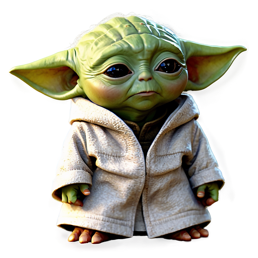 Baby Yoda Eyes Closed PNG yli40 PNG with transparent background