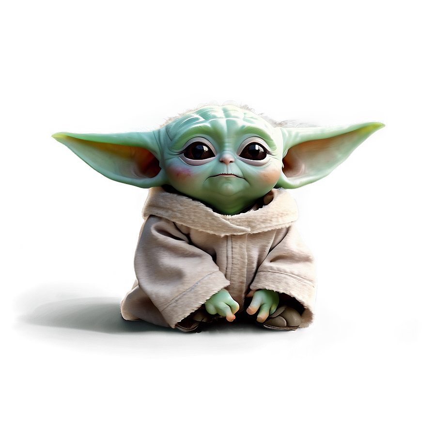 Baby Yoda Side View PNG ntw28 PNG with transparent background