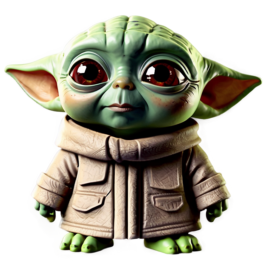 Baby Yoda Space Adventure Cartoon Png Kml