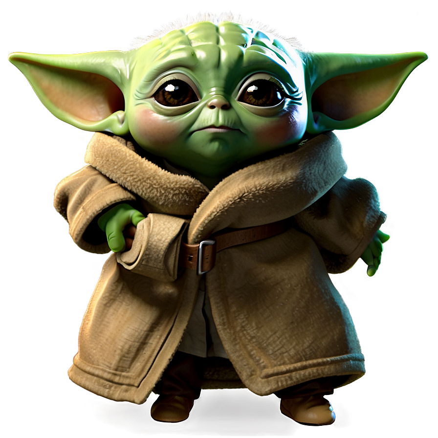 Baby Yoda Star Wars Cartoon Png Rvt