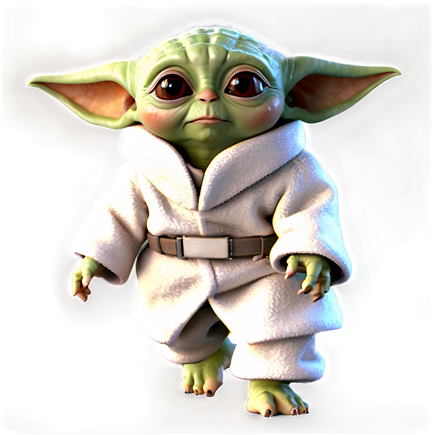 Baby Yoda Walking Png 05062024