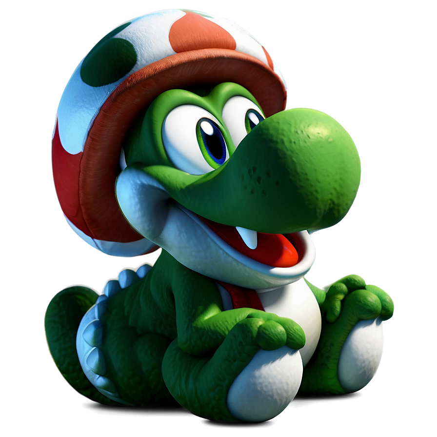 Baby Yoshi Cartoon Png 05232024