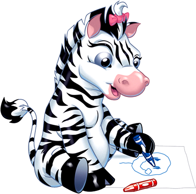 Baby Zebra Cartoon - Baby Zebra Cartoon Png, Transparent Png PNG with transparent background