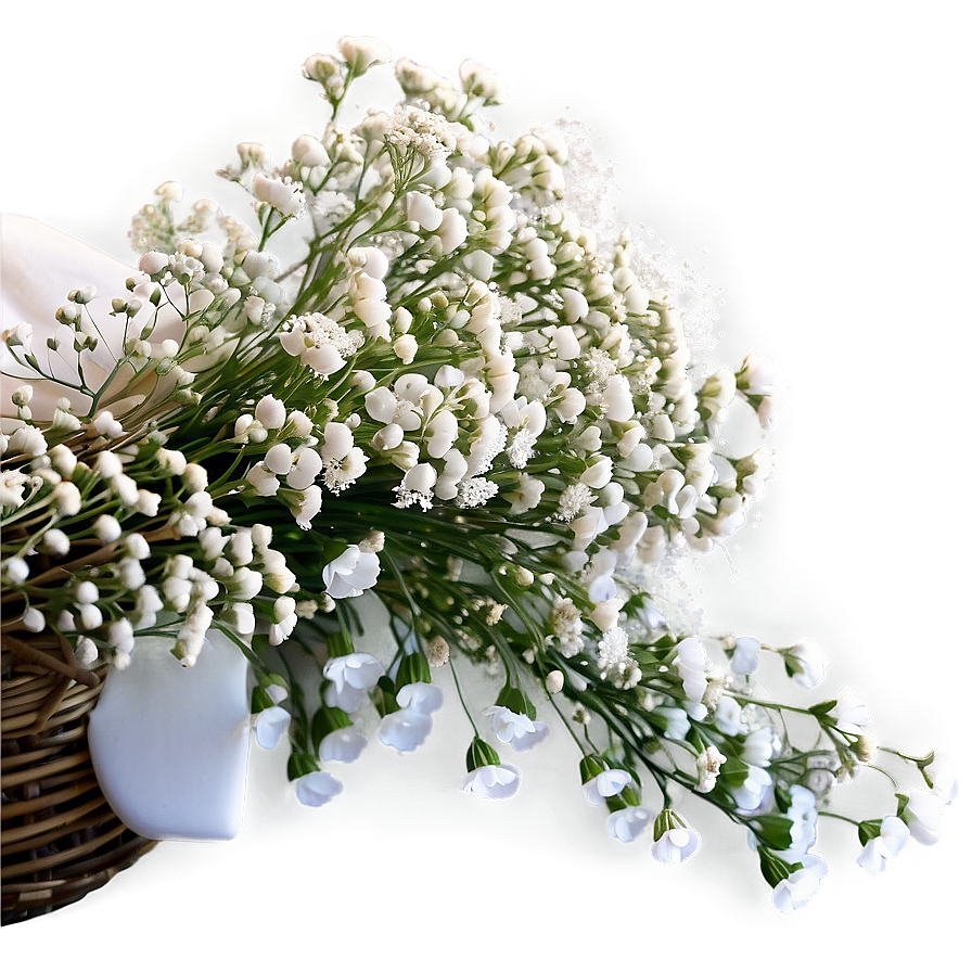 Babys Breath Wedding Decor Png 06132024