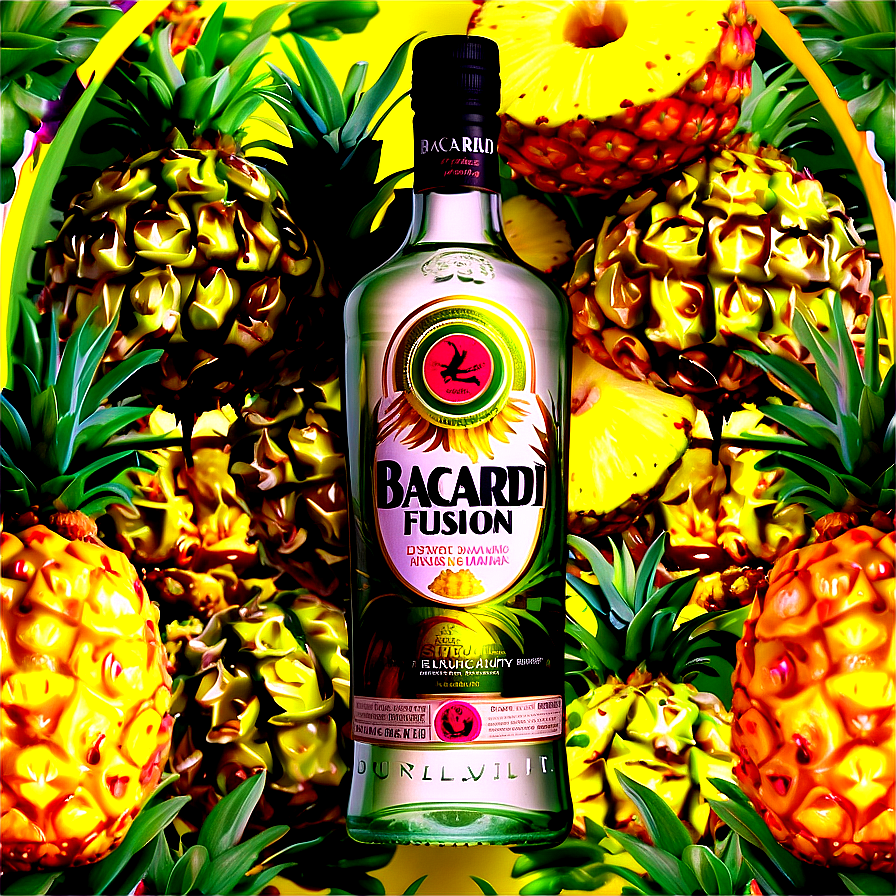 Bacardi Pineapple Fusion Png 06282024