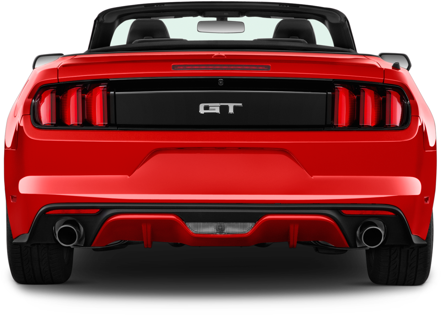 Back Of Car Png - 2017 Ford Mustang Rear, Transparent Png PNG with transparent background
