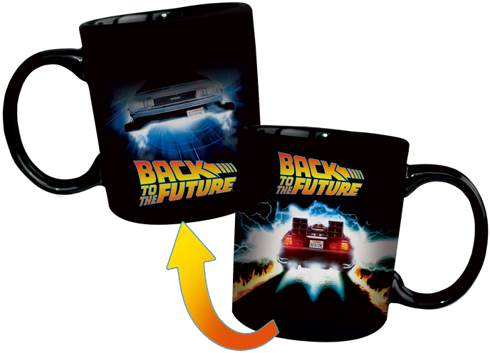 Back To The Future - Back To The Future Delorean Heat Changing Mug, HD Png Download PNG with transparent background