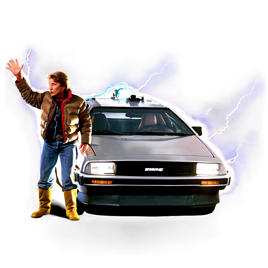 Back To The Future Lightning Strike Scene Png Xcp