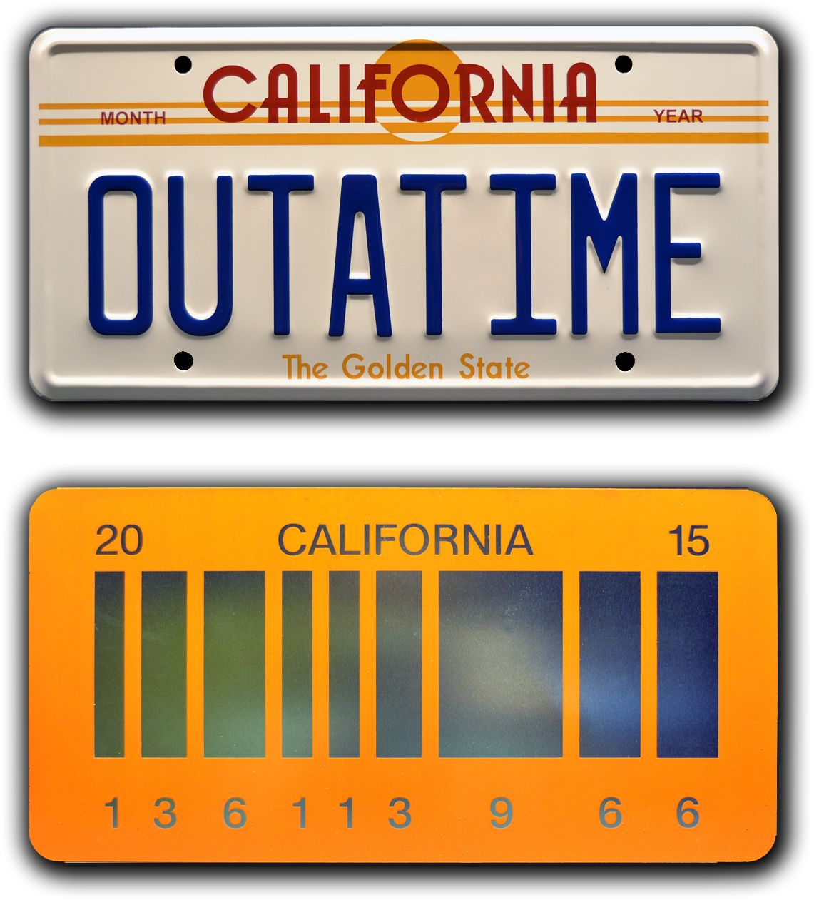 Back To The Future Png - Back To The Future License Plate, Transparent Png PNG with transparent background