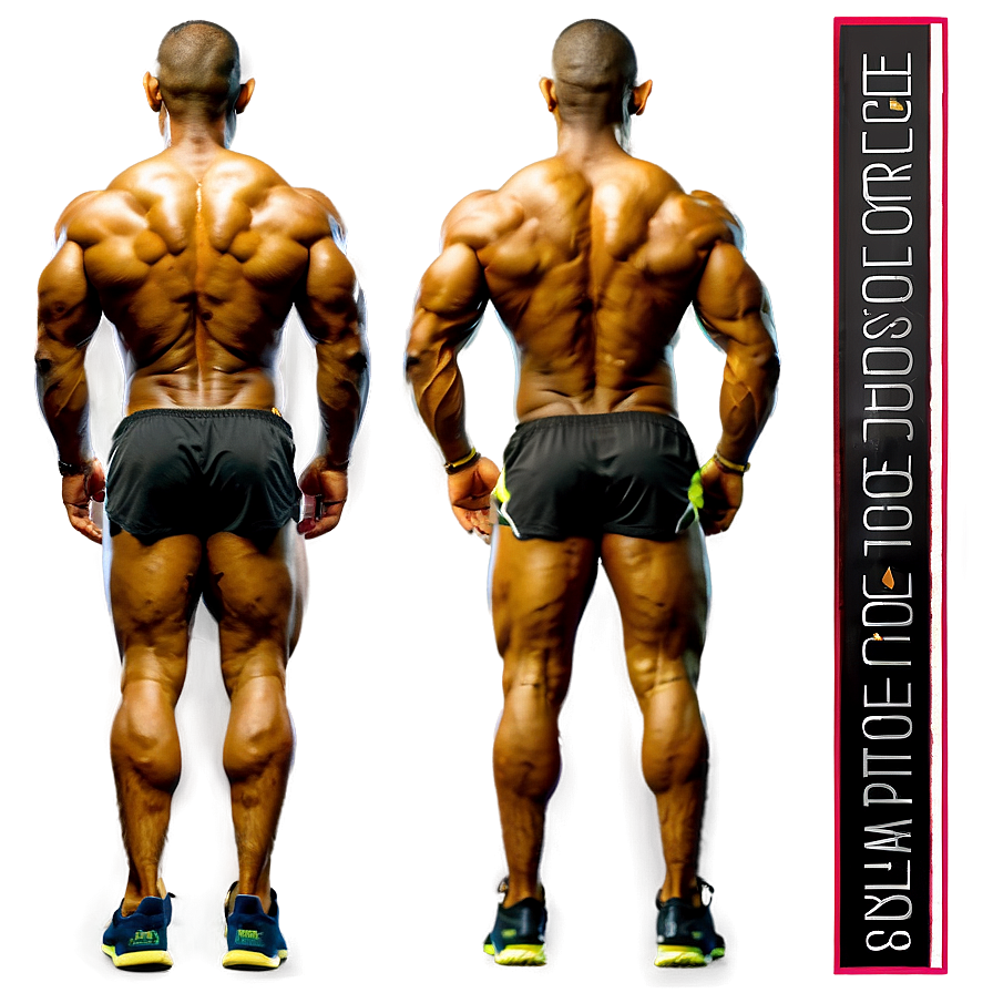 Back Workout Routine Chart PNG rlv62 PNG with transparent background