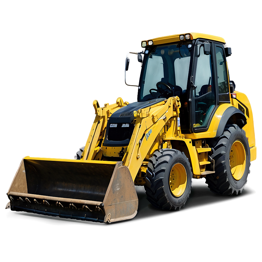 Backhoe Loader Front View Png Cyx