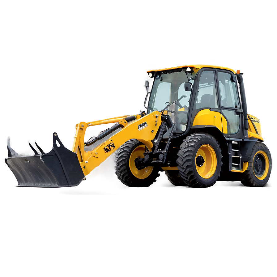 Backhoe Loader In Action Png 48