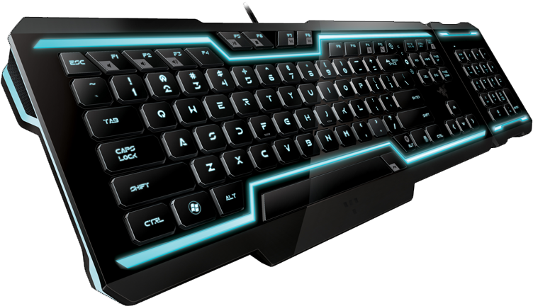 Download Razer Tron Keyboard Png - Best Gaming Keyboard 2018, Transparent Png PNG with transparent background