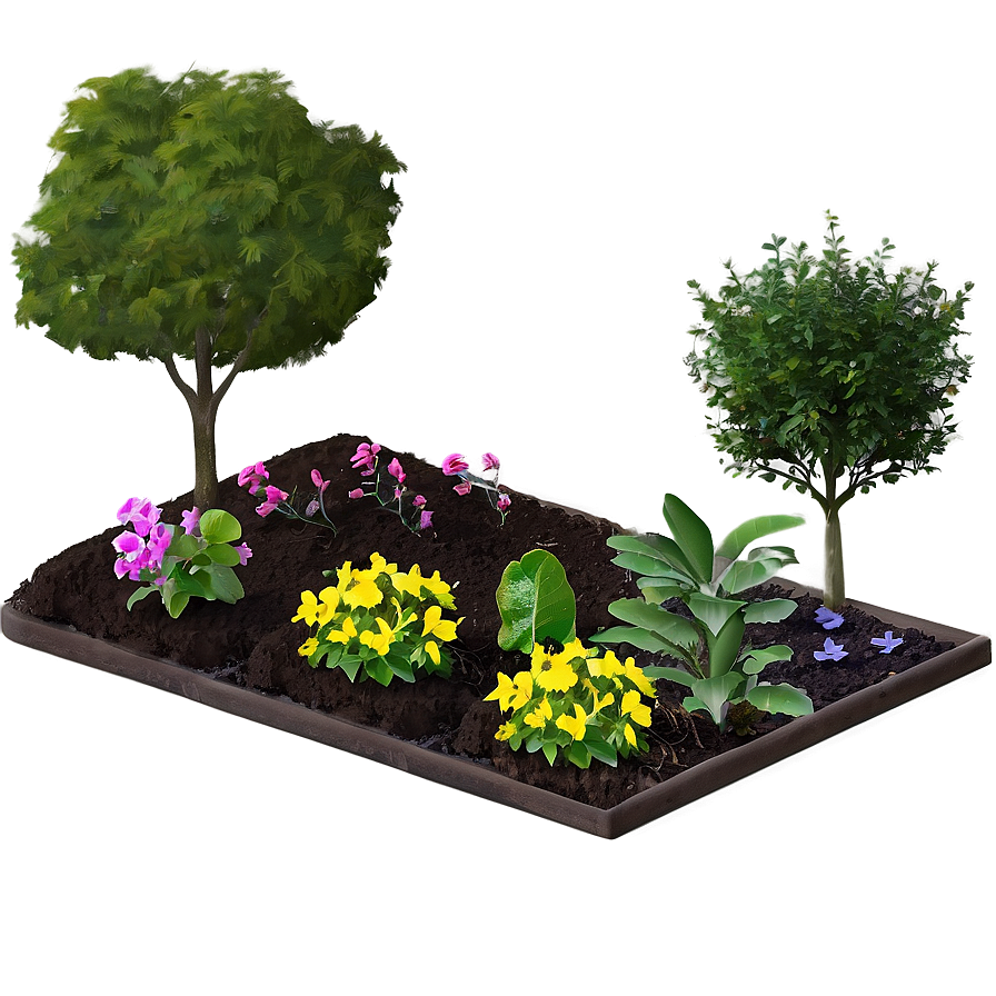 Backyard Garden PNG 64 PNG with transparent background