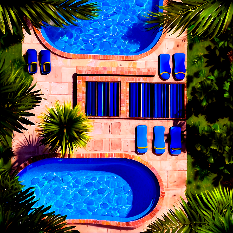 Backyard Pool Paradise PNG 97 PNG with transparent background
