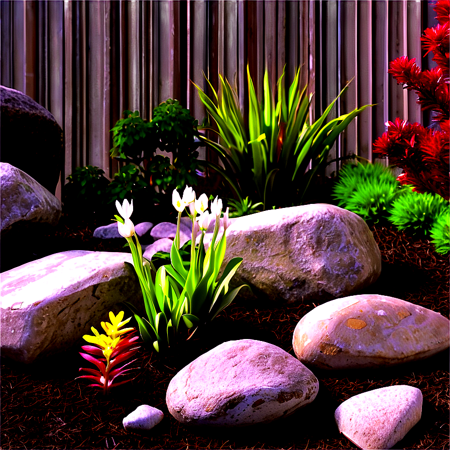 Backyard Rock Garden Png 06262024