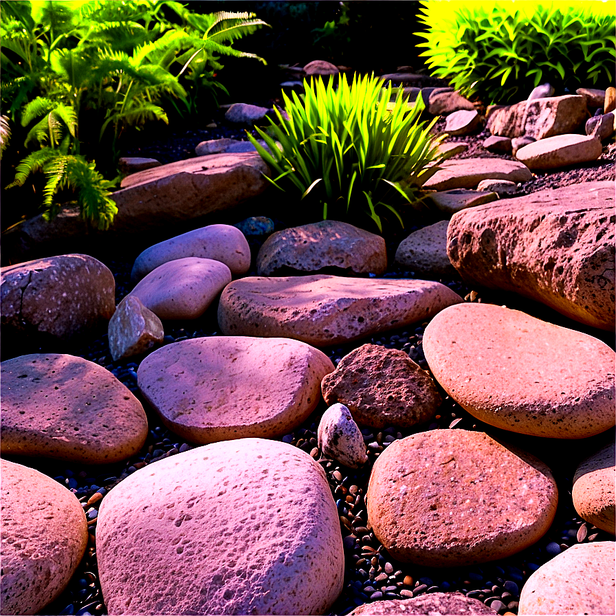 Backyard Rock Garden PNG dqk90 PNG with transparent background
