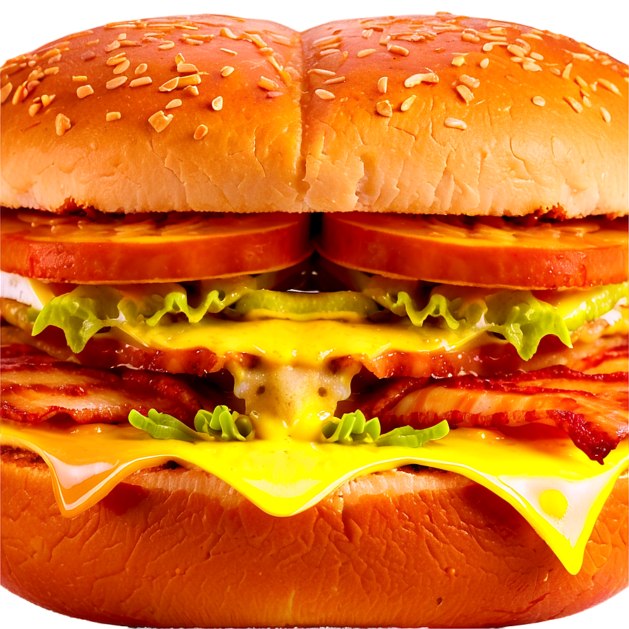 Bacon Cheeseburger Png Cum