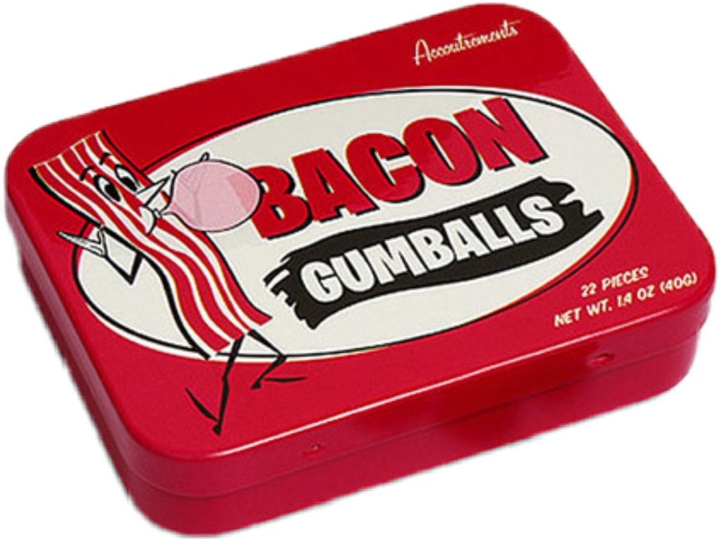 #bacon #png #gumball #gum - Bacon Flavored Gum, Transparent Png PNG with transparent background