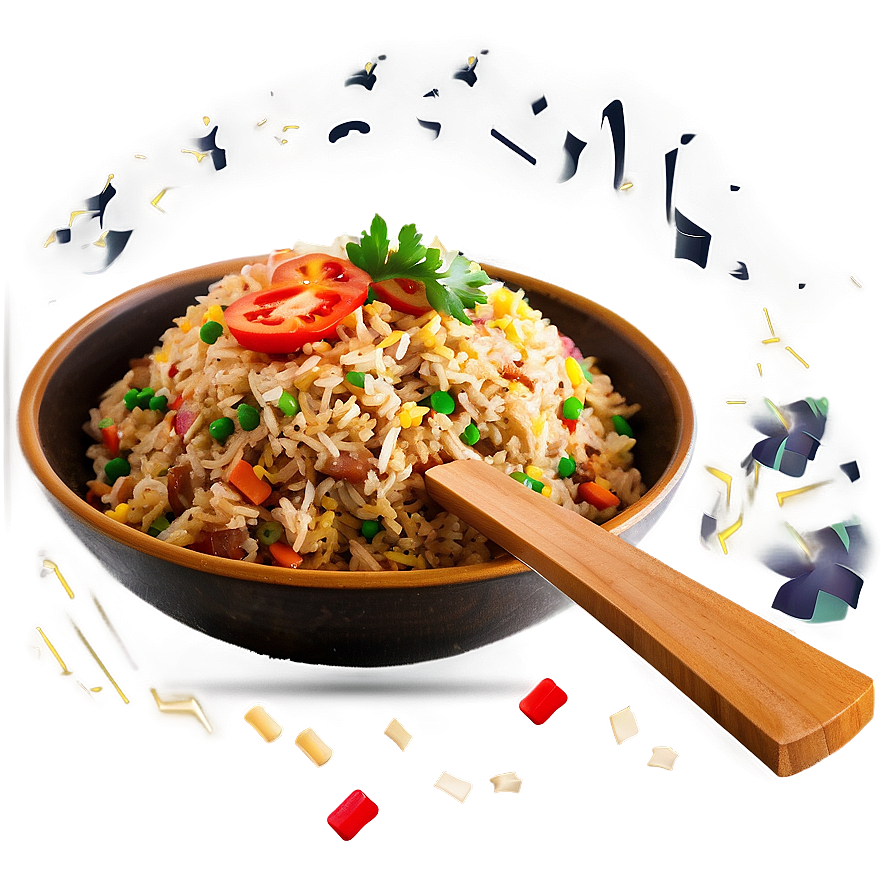 Bacon Fried Rice Png 06262024