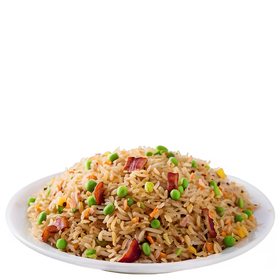 Bacon Fried Rice PNG nnq28 PNG with transparent background