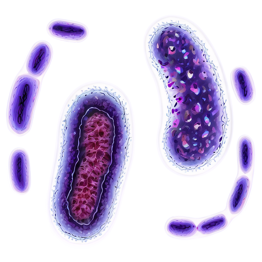 Bacteria Under Microscope PNG 32 PNG image with a transparent background, free high-resolution download