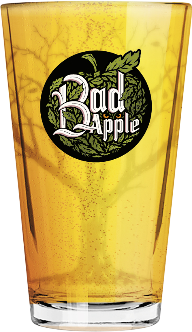 Bad Apple Cider Glass